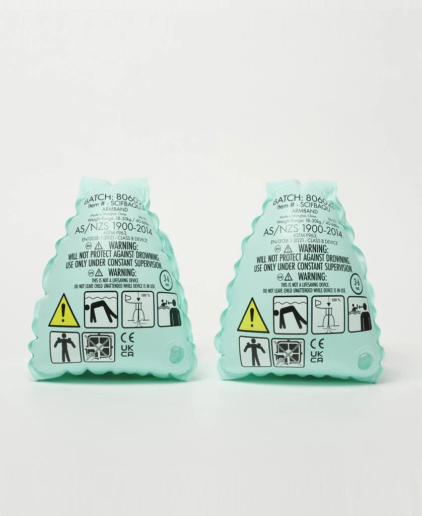 Salty the Shark Float Bands | Aqua - Image 3
